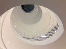 Escalera de la nueva Biblioteca de la Universidad de Helsinki