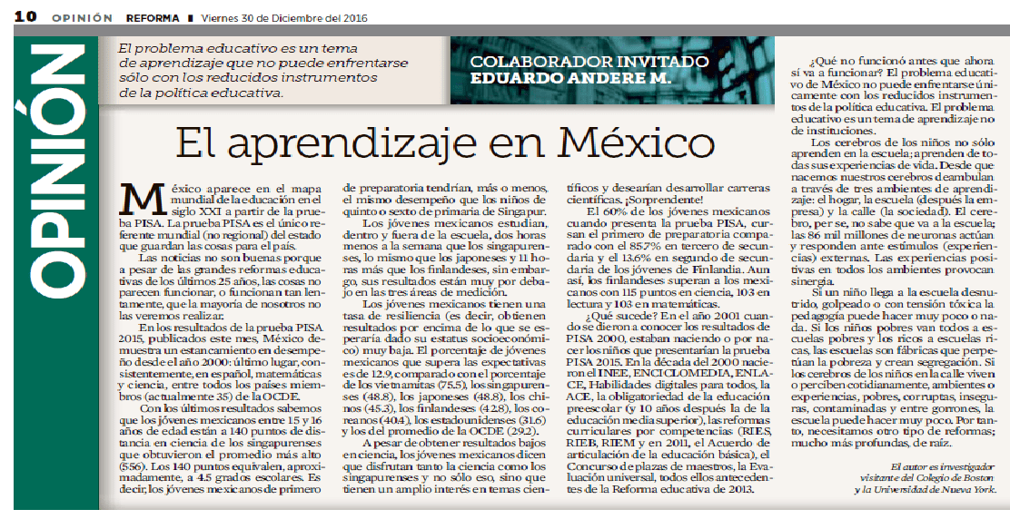 elaprendizajeenMéxico