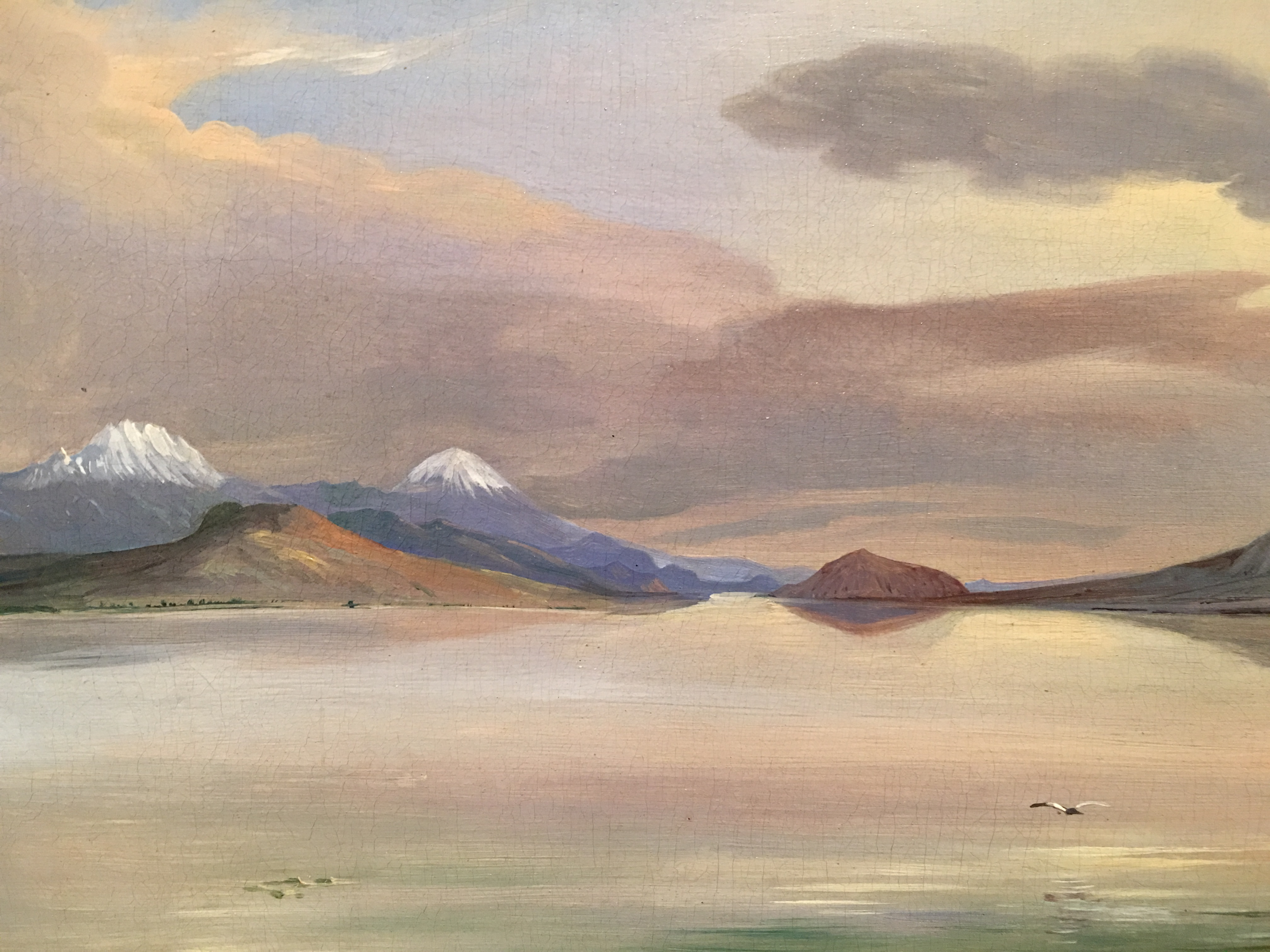 Vista de México con Lago de Joahann Moritz Rugendas (Museo Orizaba)